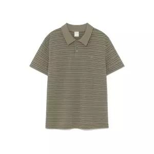 THE COLDEST MOMENT TCM stripe pk T khaki brown 26022305 418429