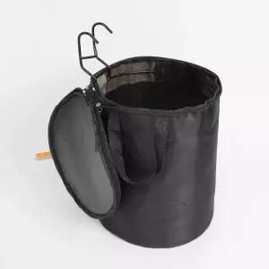 [유토피아]자전거가방 간편걸이식 자전거 바구니 원통형 자전거바스켓 자전거전면바구니 자전거짐받이 탈부