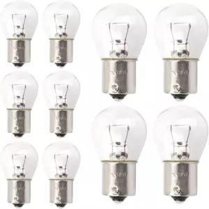 OJP 1141 전구 S25 저전압 풍경 조명용 브레이크 베이오넷 12V 자동차 및 10팩 18W 자동RV BA15s