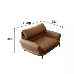 가죽 소파 거실 매장 페달 70 쇼파 가구 작은 인테리어