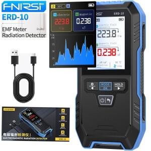 FNIRSI ERD-10 EMF 감지기 곡선 모드가  4 in 1 방사선 측정기 리더 전마그네틱장 무선 주파수
