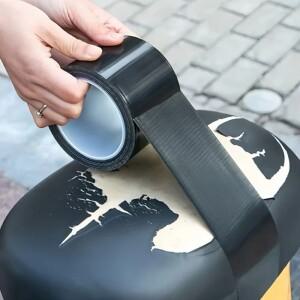 5M 검은 가죽 헝겊 테이프 전기 자동차 좌석 쿠션 수리 의자 소파 간격 구멍 패치