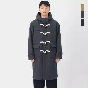 [스콰즈]남여공용 3온스 누빔 떡볶이 후드 롱코트 SMOR071