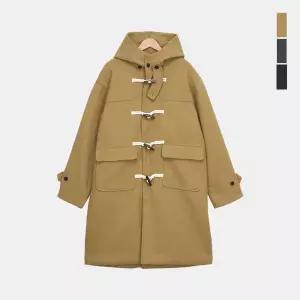 [스콰즈]남여공용 캐주얼 떡볶이 코트 3온스 누빔 후드 롱코트 SMOR071