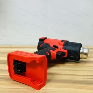 밀워키 18V 배터리에 적합 무선 히트 건 수축 랩 전동 공구 용 3 개 노즐이있는 고속 가열 뜨거운 총