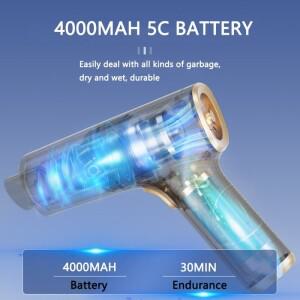 2023 사이클론 필터 충전식 배터리 기계 액세서리용 핸드헬드 강력한 무선 자동차 진공 청소기 차량용 미니