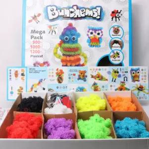 [유토피아]번챔블럭 1000피스 메가팩 교육용 학습용 블럭 장난감 아이블럭 창의력블럭 번챔블록 가시볼블럭