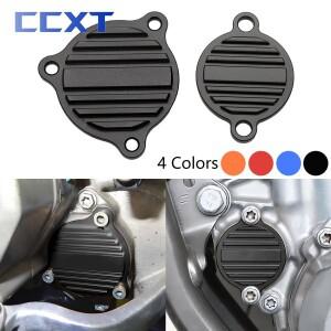 바이크 오토바이 CNC 오일 펌프 커버 가드 캡 및 필터 KTM 250 350 450 500 530 SXF XCF XCW EXC 2009-