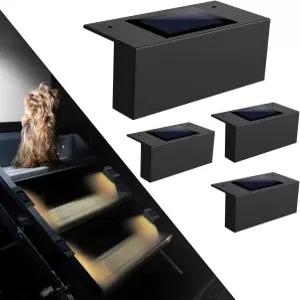 EJYTRVT 마그네틱 솔라 RV 스텝 라이트u2013 설치 및 가능 IP65 스트립 자석 쉽게 로 LED 트레일러용