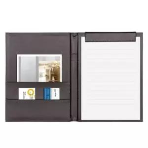 [문구] 브라운 A4 가죽 클립보드 임원 메모판 결재서류