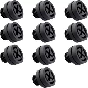 2144050Y00 10개 블랙 라디에이터 배수 플러그 키트 내구성 냉각수 닛산 인피니티 마즈다 스바루 자동차