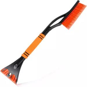 자동차용 얼음 스크레이퍼가 장착된 딘 스노우 브러시 폼 그립이 24인치 확장형 스크레이퍼 앞유리용