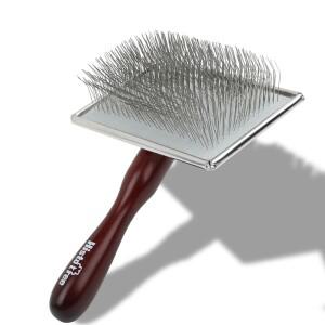 개 단단한 나무 긴 머리 애완 동물 빗 헤어 리무버 마사지 숏 고양이 손질 개 머리카락 스테인레스 스틸