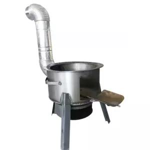 야외 캠핑화덕 화로 노난로 장작 솥뚜껑화로 시골 바베큐 난로 그릴 링 솥뚜껑 대형 화덕