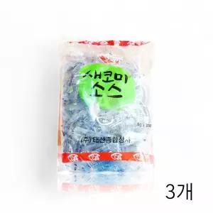 맛미 일회용 새코미소스 1Kg (5gX200입) X3개 업소용