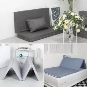 굿딜  엔젤홈스 4단 모음전 1인용 접이식매트리스 바닥매트 토퍼 수면 원룸  buyus 굿딜 브이숍 illo001