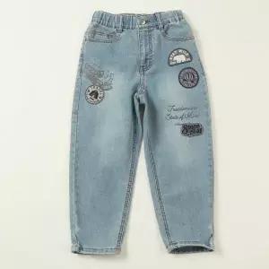 [롯데백화점]지프 키즈 스테이와일드 와펜 배기데님  KQ2DPU726