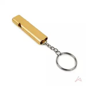 골드 가벼운 키링 사각 호루라기