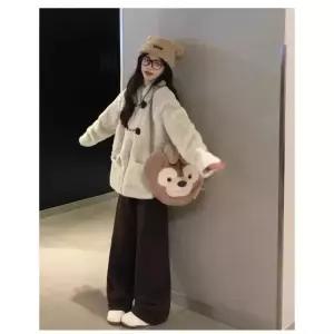 동계 여성패션 모피 코트 퍼 세무 도톰 상의 올가을 뽀글이 DL4