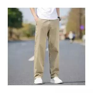 남자 기본 면바지 캐주얼 바지 여름 슬림핏스트레이트 스판 SPO마켓2
