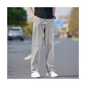 남자 기본 바지 면 린넨 캐주얼 여름 슬림핏스트레이트 스판 M스포2