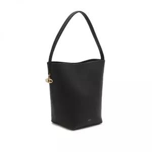 아떼바네사브루노 아떼 바네사브루노 액세사리 26SS AABA6E205BK PANIER 블랙 레더 파니에 버킷백 S