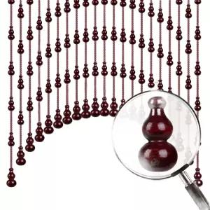 우드 비즈 대나무발 커튼 문 액세서리 파티션 구슬 인테리어 블라인드 세트