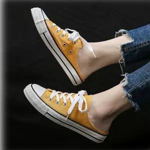 [제이프로젝]여성 캐주얼 스니커즈 뮬운동화 캔버스화 나들이신발 어글리슈즈 운동화 런닝화 여성스니커즈