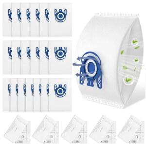 밀레 클래식 C1을 위한 GN 진공청소기 가방 교체용 3D 에어클린 백 20팩 C1 컴플리트 C2 C3 C227 S240 S270 S2 S5 S8 시리즈