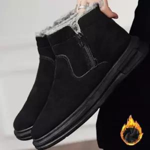 털신발 남성방한화 털부츠 첼시부츠 겨울워커 스웨이드