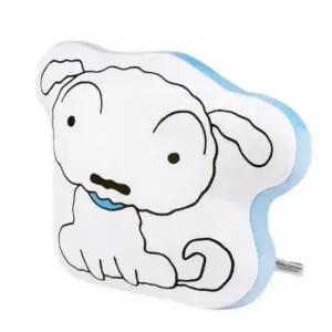 의자등쿠션 짱구 라인프린트 쿠션 흰둥이1 애착인형 캐릭터