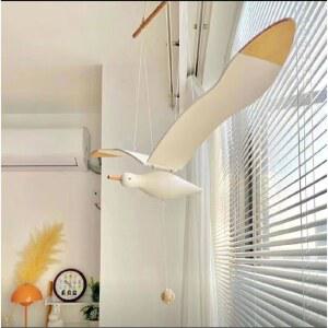 지중해 천정 모빌 소품 천장 로얄홈 제비 여름 거실 선캐쳐 골드천장모빌 우드 옷가게 주택