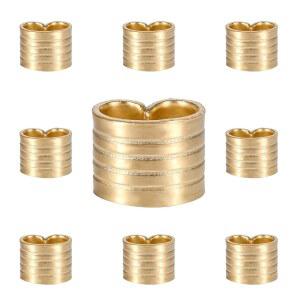 10PCS 구리 버클, 2GT 벨트 클램프, 전선 케이블 커넥터, 내구성 있는 단자, 폭 6mm 개방 타이밍 고무 벨트용 3D 프린터 부품