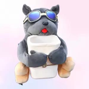 예쁜 차량소품 휴지통 캐릭터용품 차꾸미기 차량티슈