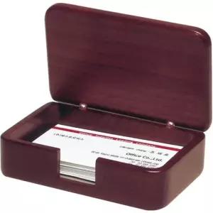 [모두모아]탁상용 명함통(1315) 사무용품 시트지 봉투 케이스 고급데스크용품