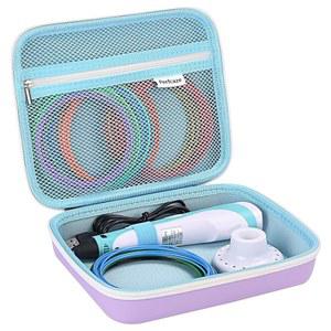 SCRIB3D P1 고급 3D 프린팅 펜 세트와 호환되는 Perfcaze 스토리지 하드 케이스, 및 케이블용 휴대용 정리함 홀더 케이스