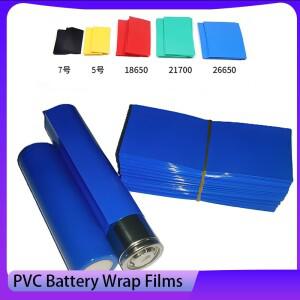 PVC 배터리 랩 필름 테이프 프리컷 수축 슬리브 보호 파이프 커버 용 열 튜브 186502665021700No.5No.7