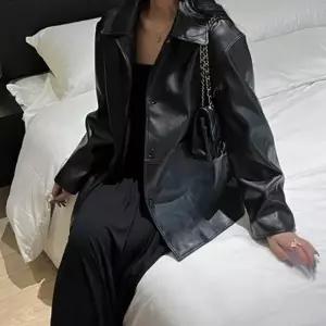 아우터 방한 오버핏 스타일 카라 디자인 라이더 자켓_20361018_667501