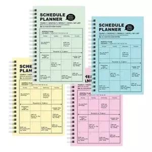 [문구/오피스] 휴대용 좌철 밴드 스케줄러 3P 플래너 다이어리 수첩