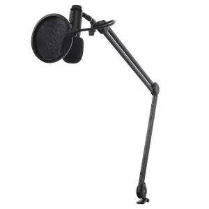 [모두모아]고중량 3단 관절 탁상용 마이크 스탠드 거치대 마이크스탠드 3단마이크스탠드 마이크거치대 탁상