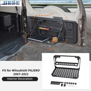 HEBE 더블 레이어 뒷문 선반 트렁크 스토리지 랙 테이블 Mitsubishi Pajero 2007