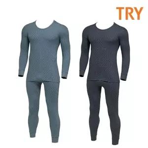 TRY 노빌리티 날염 남성 상하 양면내복세트 남자내의_18805105_674473 949620
