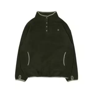 THE COLDEST MOMENT TCM half button fleece pullover khaki 25102747 419229