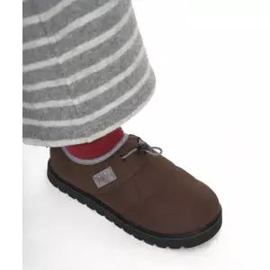 23.65 폴카1 V2 패딩 방한 슬리퍼 브라운 민트123720