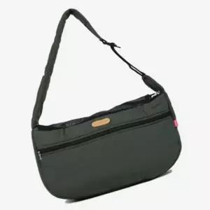 [반려] 강아지 슬링백 다크그린 L 1P 푹신한 애견 이동가방