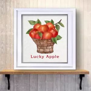 [모두모아]사과그림 액자 30W 3APP1 풍수그림 돈들어오는 풍수인테리어 풍수 부자되는그림 복들어오는그림