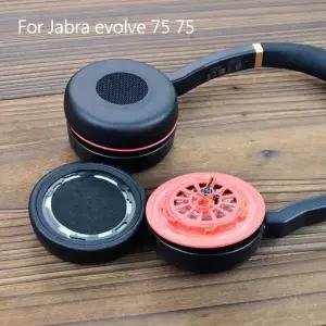Jabra 진화 75 75 헤드폰 메모리 폼 이어 쿠션 이어패드 교체용 단백질 가죽 이어 패드