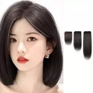 여성 옆머리 윗머리 20cm 부분가발 붙임머리 헤어피스