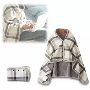 망토 담요 극세사 학생 직장인 커플 무릎담요 털안감