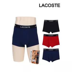 [하프클럽/라코스테]라코스테 언더웨어 박서 드로즈팬티 3개입 5H3389-W64